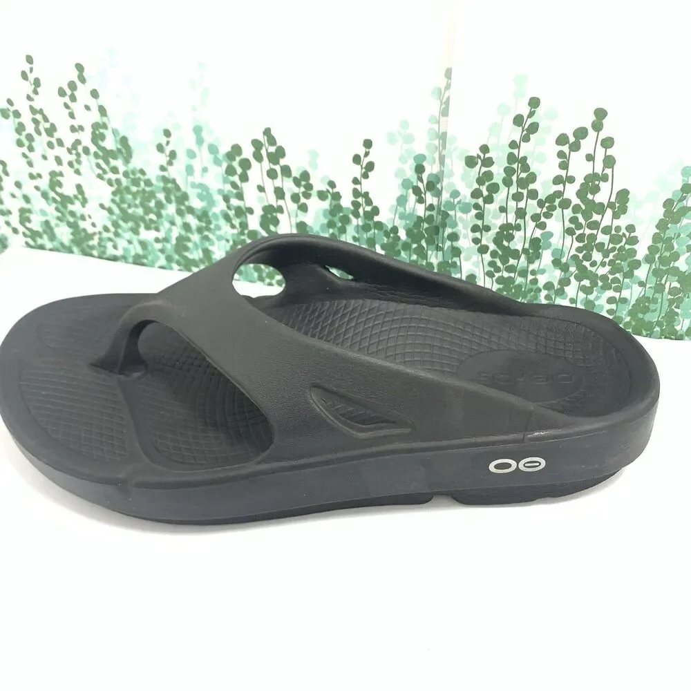 Oofos Slip-On Slides Thonged Comfort Sandals Size 6 Women’s